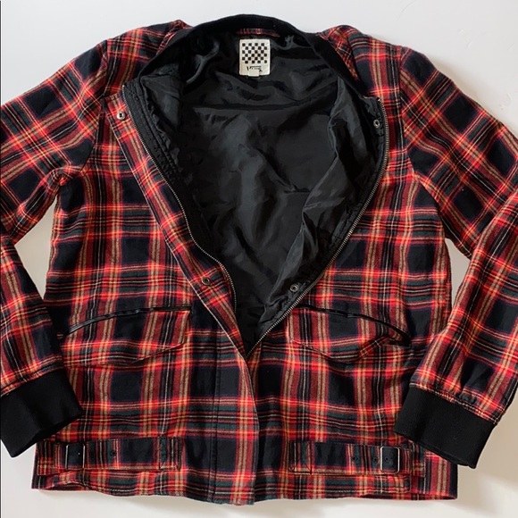 Jackets & Blazers - Vans Plaid Jacket